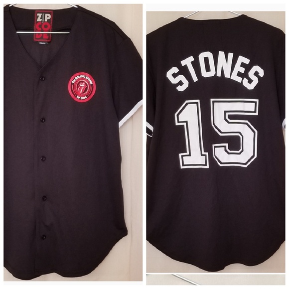 rolling stones baseball jersey